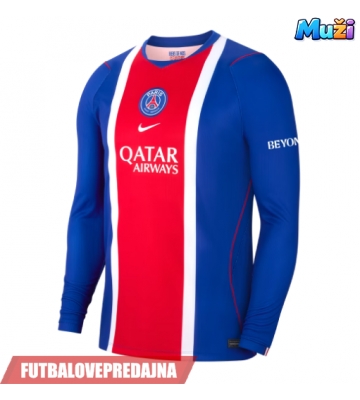 Lacne Muži Futbalové dres Paris Saint-Germain 2026-27 Dlhy Rukáv - Domáci